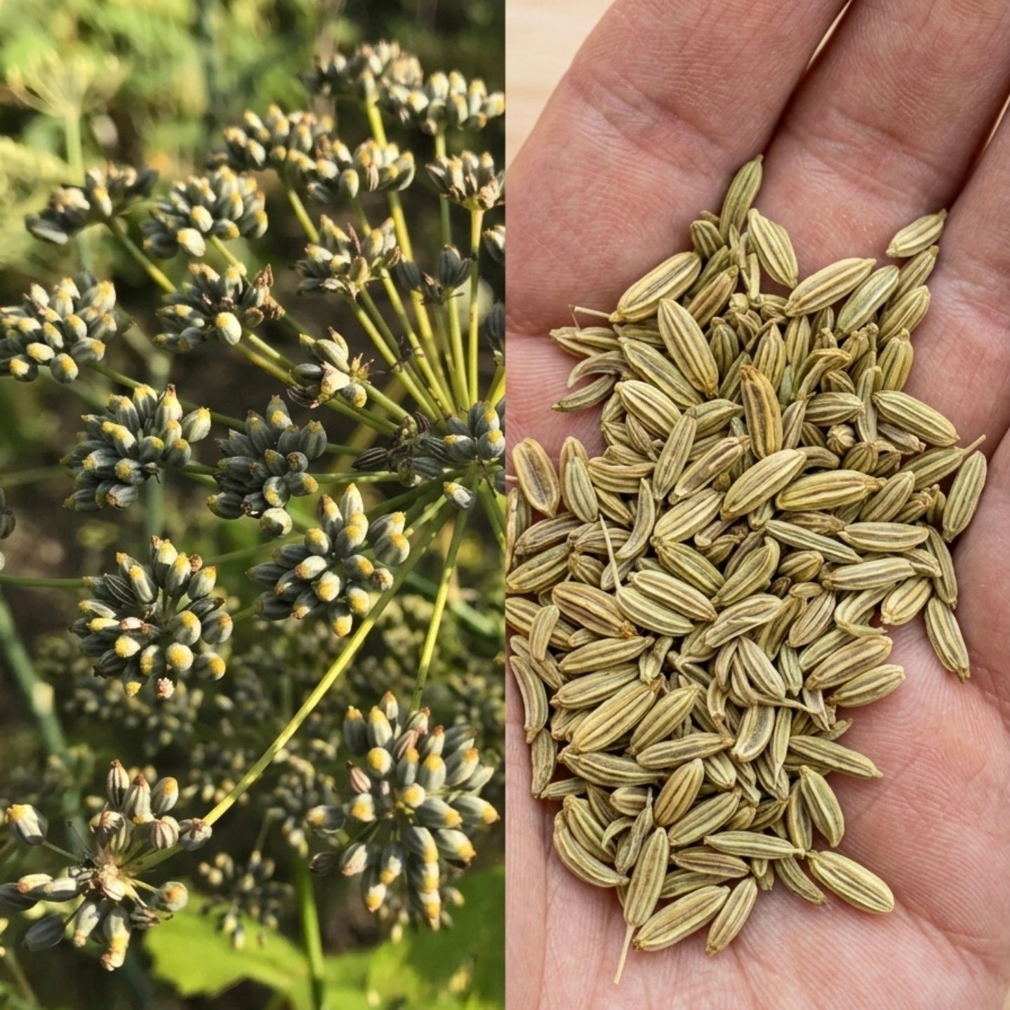 Common Fennel Seeds (~100+ Seeds)– Freshly Harvested, Aromatic Herb Seeds for your Garden!