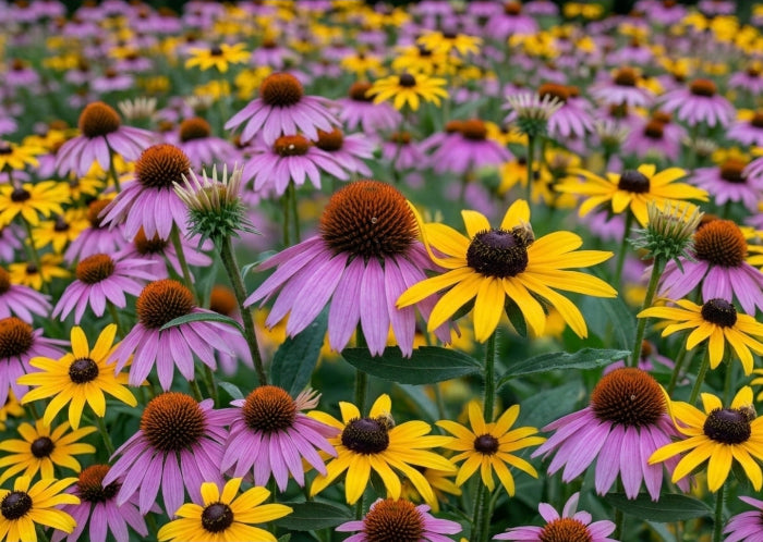 Mixed Coneflower Seed Mix (~100+ Seeds per pk) – Echinacea & Rudbeckia!